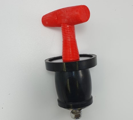 Complete brass scupperplug 52mm - 75mm