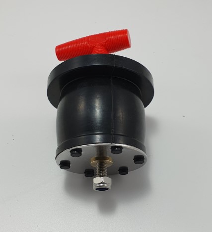 Complete brass scupperplug 85mm - 110mm