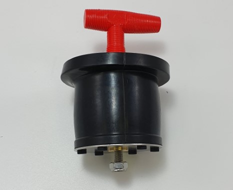 Complete brass scupperplug 90mm - 115mm
