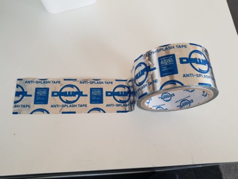 Anti Splashing tape 50mm x 10mtr