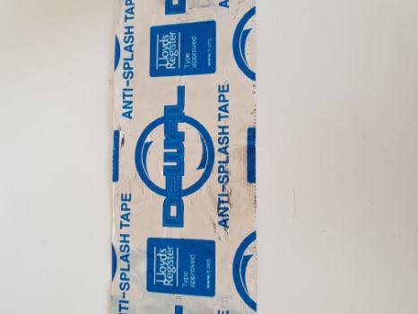 Anti Splashing tape 50mm x 10mtr