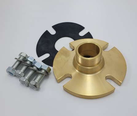 International shoreconnection with gasket. bolts and nuts