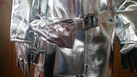 Aluminized fireresistant FF belt incl pouch