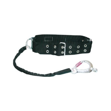 Firemans lifebelt + 70 cm line with hook