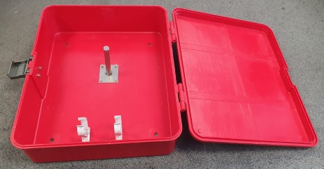 Metal firehosebox 550x500x190mm