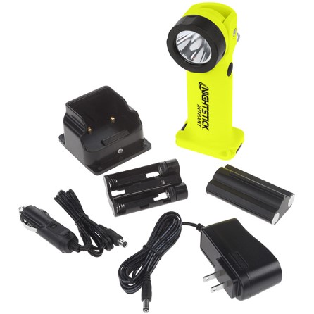 Rechargeable Flashlight IS angled 90 degrees - Atex zone 1