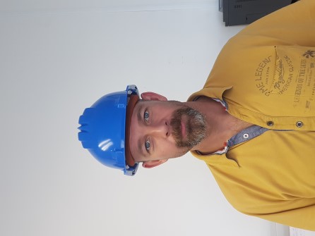 Safety helmet blue