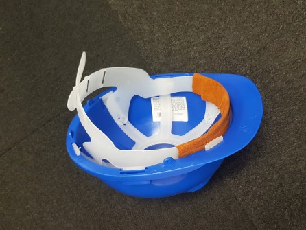 Safety helmet blue