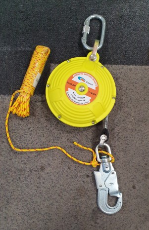 Fallarrestor - Self locking lifeline 6mtr