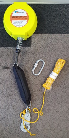 Fallarrestor - Self locking lifeline 10mtr