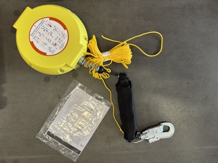 Fallarrestor - Self locking lifeline 15mtr