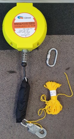 Fallarrestor - Self locking lifeline 25mtr