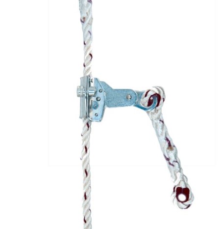 Guided fall arrestor