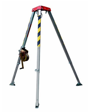 Alu Tripod with winch 20 mtr