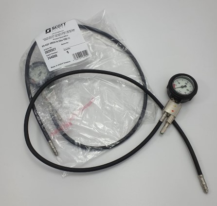3M/Scott Gauge with warning whistle unit + high pressurehose