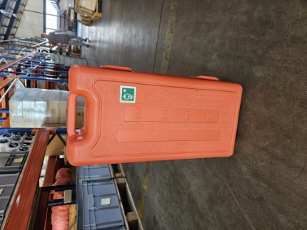Wallmounted box for storing-displaying  EEBD