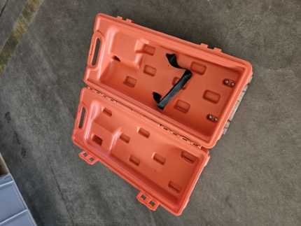 Wallmounted box for storing-displaying  EEBD