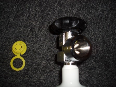 Spare oxygen bottle 2 liter 5/8 DIN female - 200bar