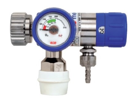 Oxygen flow control / mask / valve / 2 persons