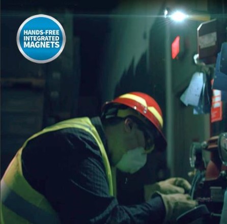ATEX Dual-Light Flashlight w/Magnets
