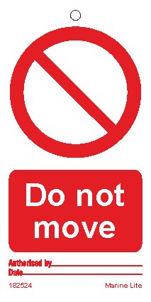 Temporary Tie Tag set à 10 - Do not move