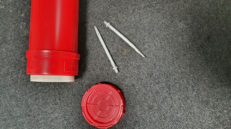 Fire- safetyplan tube with brackets