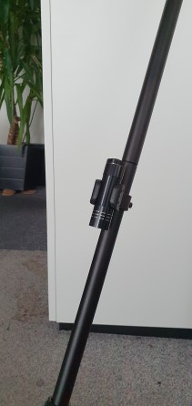 Wheeled inspection mirror 30cm with LED torch