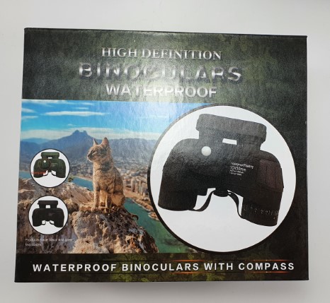 Waterproof with scale binocular. 7x50 IF