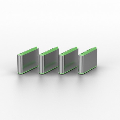 10pcs USB Port blocker Type C. Green