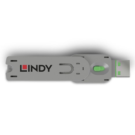 Port Blocker unlocking key USB Type A. Green