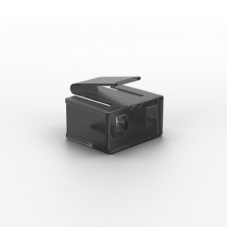 20pcs RJ45 LAN Port Blocker. Black.