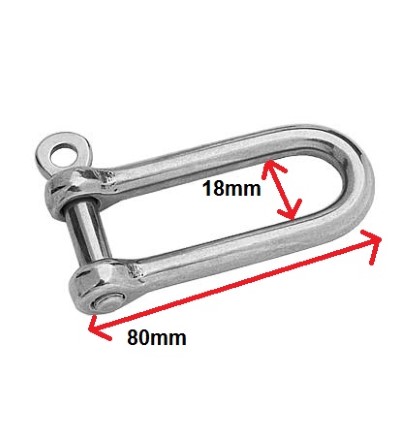 Hammar SS shackle for hydrostatic