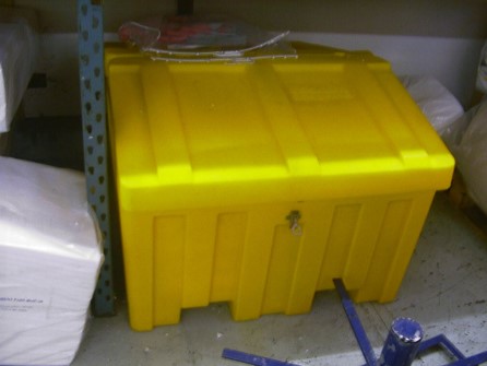 Empty Oil spill control box