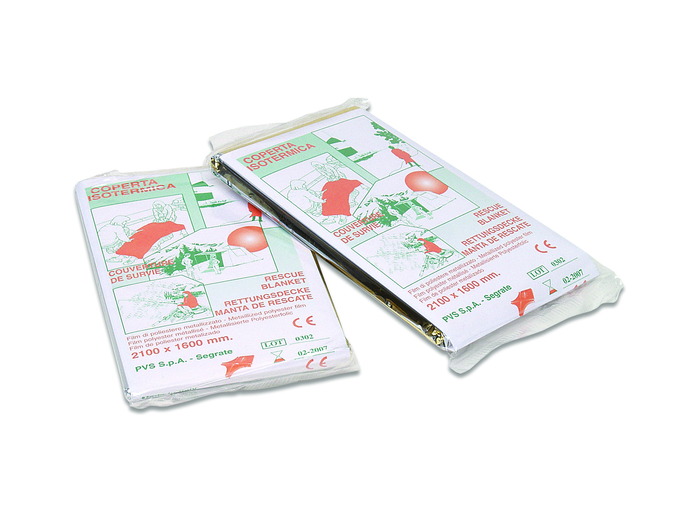 Isothermic body thermal blanket 160x210 cm