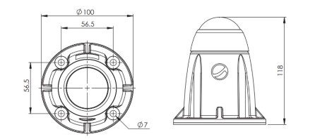 Light DanW3 automatic with clip for lifejacket