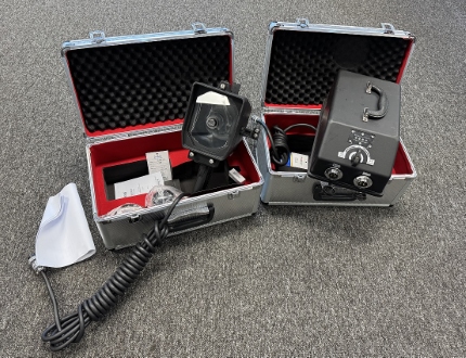 ALDIS signalling lamp - complete set in case MED approved