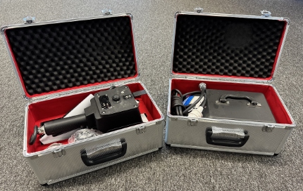ALDIS signalling lamp - complete set in case MED approved