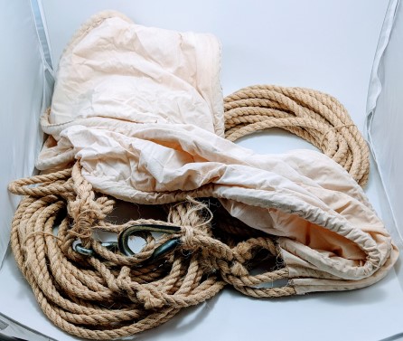 Sea anchor with lines
