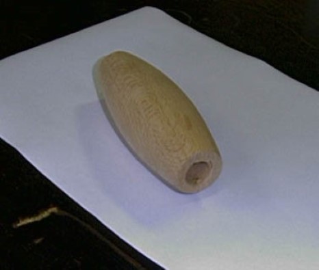 Wooden lifeboat grabline spool