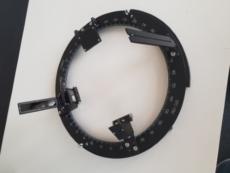 Azimuth circle ID 247mm in wooden box