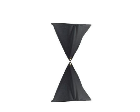 Canvas daysignal - Double conical shape - Black