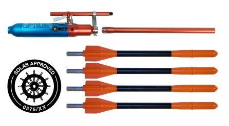 Restech linethrowing device SOLAS PLTR230 with 4 projectiles