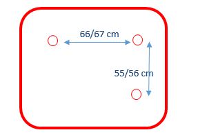 Lifebuoy release slide bracket (set of 2 pcs)
