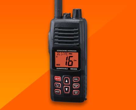 HX400IS Intrinsically safe marine VHF walky talky