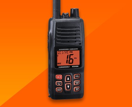 HX400IS Intrinsically safe marine VHF walky talky