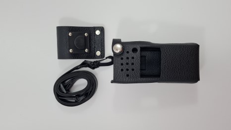 Entel HD leather case with strap CLCDT5 for DT/FF disp radio