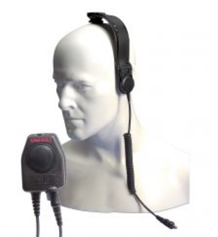 Entel CXR5/DX Bone conductive skull mic incl PTT