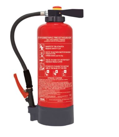 Extinguisher Powder 9 kg MED cartridge operated