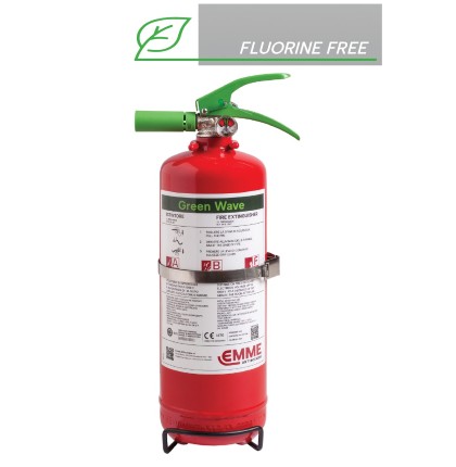 Extinguisher 2L foam (PFAS) Fluorfree MED constant pressure