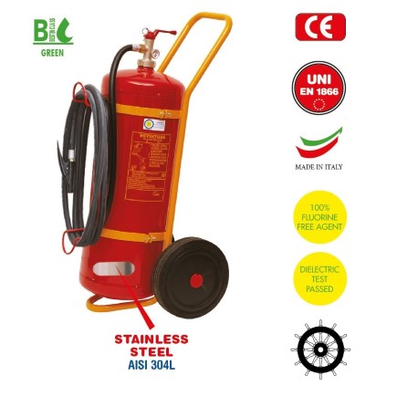 Extinguisher SS Foam Fluorfree 50lt MED constant pres
